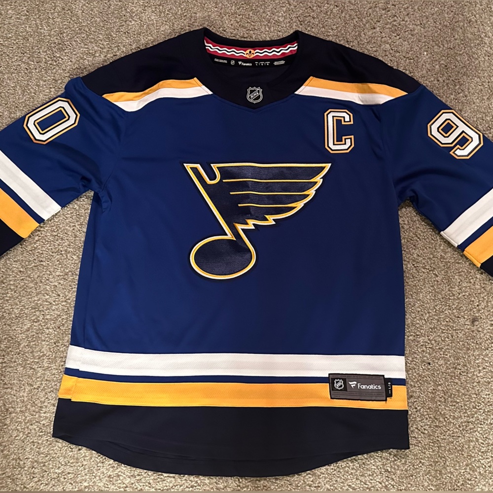 Ryan O'Reilly St. Louis Blues Fanatics Branded Premier Breakaway Player Jersey L